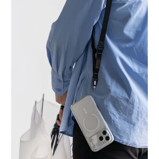 Ringke Lanyard Strap Crossbody popruh čierny - 5