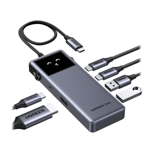 CM889 6 az 1-ben USB-C Hub HDMI 4K 3xUSB PD 100W - 1