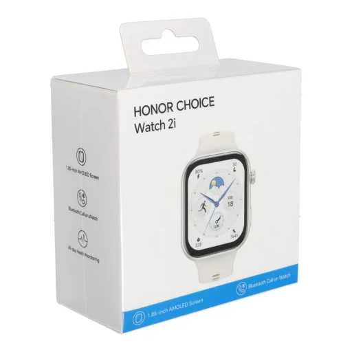 Honor Choice Watch 2i 1,85" AMOLED IP68 s funkciou volania biele - 4