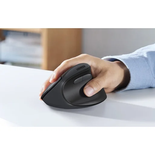 UGREEN M371 Bezdrôtová vertikálna myš BT+2.4G 2xAAA - 2