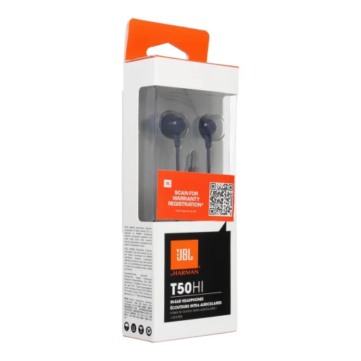 JBL T50HI 360 káblové slúchadlá s mikrofónom, Jack 3,5 mm, modré - 2
