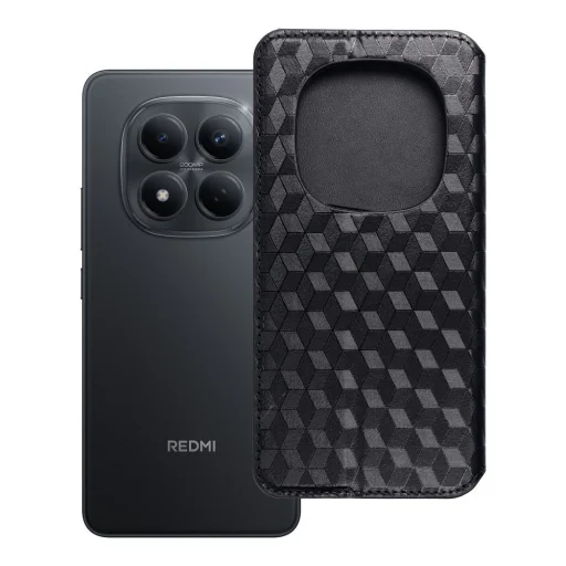 Xiaomi Redmi Note 15 Pro 5G flipové puzdro Cubic Book čierne puzdro - 11