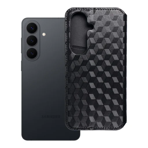 Čierne puzdro Cubic Book pre Samsung Galaxy S26 - 11