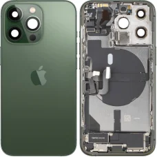 Kryt batérie / Zadný kryt so stredovým rámom pre Apple iPhone 13 Pro, s kompletnými súčiastkami, alpská zelená, demontovaný (trieda A)