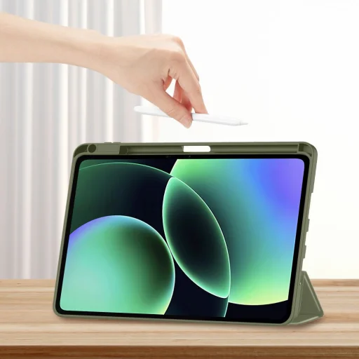 Xiaomi Pad 7 / 7 Pro / 8 / 8 Pro 11.2 puzdro Tech-Protect SmartCase Pen, zelené - 10
