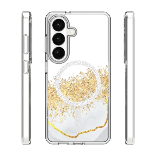 Biele puzdro Samsung Galaxy S24/S25 Epoxy Mag - 2