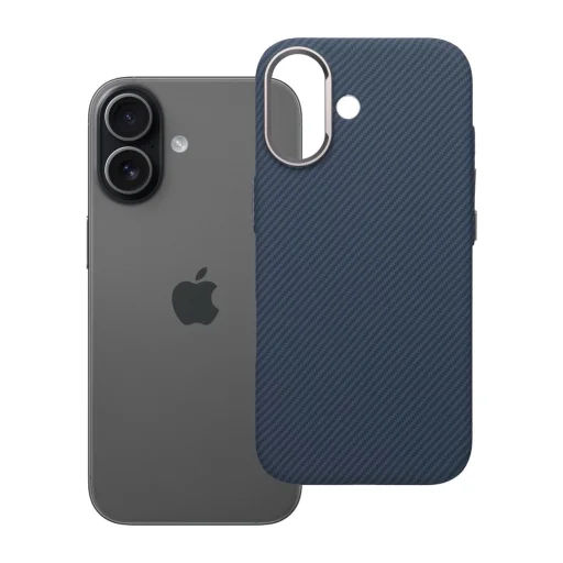 iPhone 17 Kevlar tok, kompatibilis MagSafe kék - 8