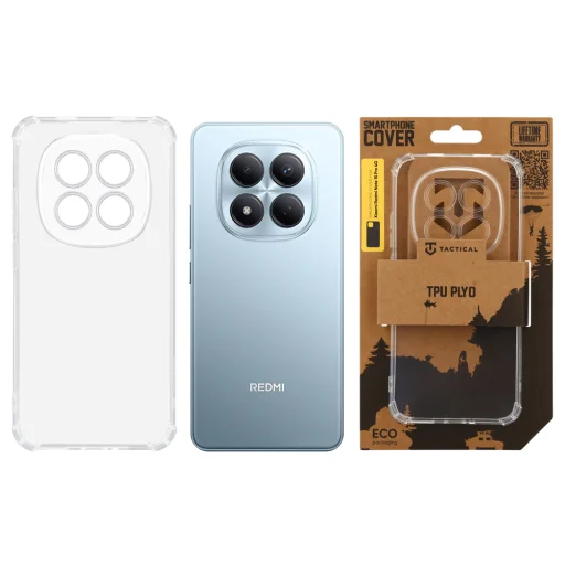 Tactical TPU Plyo puzdro pre Xiaomi Redmi Note 15 Pro 4G priehľadné - 3