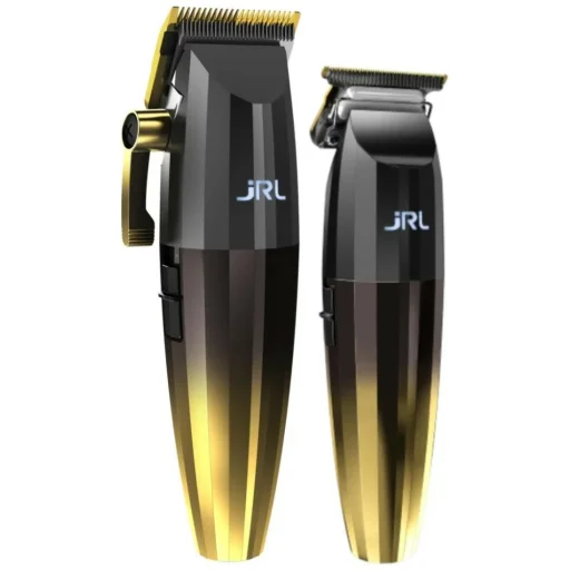 JRL Fresh Fade 2 v 1 set strihača a trimra s nabíjacou stanicou zlatý - 1
