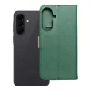 Samsung Galaxy A57 tok Split Book zöld arany tok thumbnail
