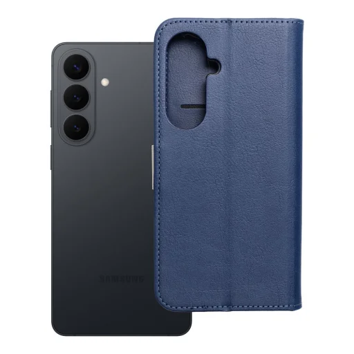 Puzdro na Samsung Galaxy S26 Plus, puzdro Split Book tmavomodré krémové - 8