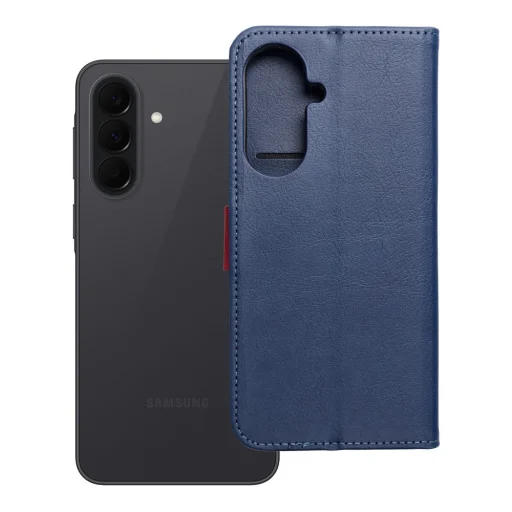 Samsung Galaxy A37 Split Book puzdro tmavomodré červené puzdro - 11