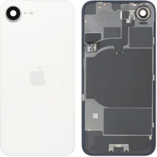 Kryt batérie / Zadné sklo pre Apple iPhone 16e, Biely, Demontovaný (Kvalita A)
