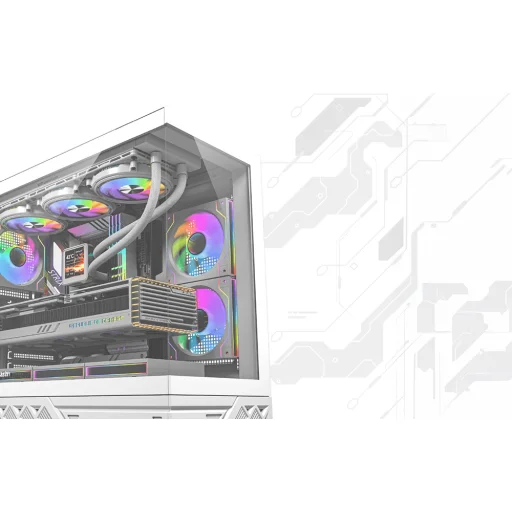 Počítačová skriňa DarkFlash DS950 (biela) - 9