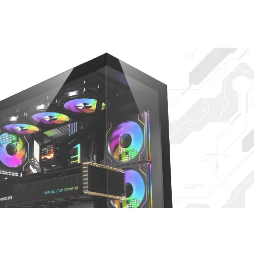 Počítačová skriňa DarkFlash DS950 (čierna) - 8