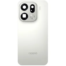 Oppo Find X9 Pro zadný kryt batérie, hodvábne biele puzdro