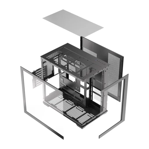 Počítačová skriňa DarkFlash C280 (čierna) bez ventilátora - 10