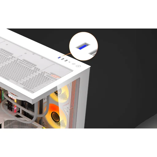 Počítačová skriňa DarkFlash C280 biela - 12