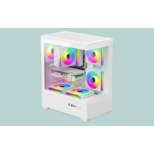 Počítačová skriňa DarkFlash C365 biela - 9