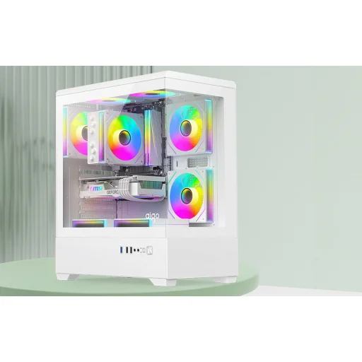 Počítačová skriňa DarkFlash C365 biela - 4