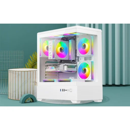 Počítačová skriňa DarkFlash C365 biela - 5