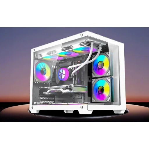 Počítačová skriňa DarkFlash B275 PRO biela - 7