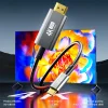 USB-C - HDMI video kábel XO DESIGN GB019, 1.8m, čierny thumbnail