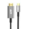 USB-C - HDMI videókábel XO DESIGN GB019, 1.8m, fekete thumbnail