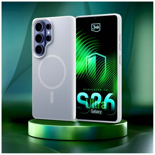 Samsung Galaxy S26 Ultra 3MK Smoke MagCase biele puzdro - 7