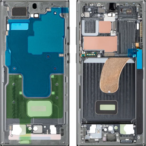 Samsung Galaxy S23 Ultra S918 középső keret, zöld - 1