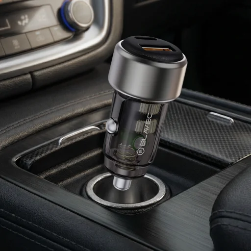 Blavec autonabíjačka BS-05B Nitro - USB + Type C - QC 3.0 18W PD 65W (CCBS05BN-UCB) čierna - 4