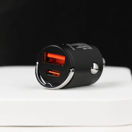 Blavec Nabíjačka do auta BS-02B-C Aero - USB + Type C - QC 3.0 18W PD 30W s káblom Type C - Type C (CCBS02BCA-UCB) čierna - 4