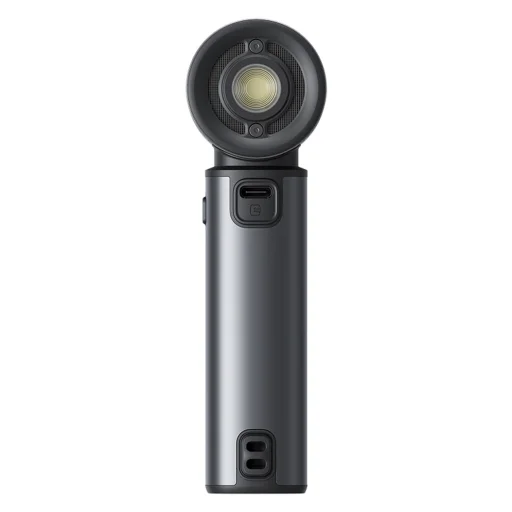 Jisulife Ručný ventilátor Ultra2 9000mAh 5 v 1 Mini prenosný USB ventilátor - Tmavosivý - 6