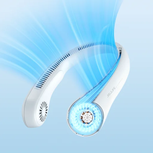 Jisulife Neck Fan 3 4000mAh Prenosný ventilátor na krk - Sivý - 3