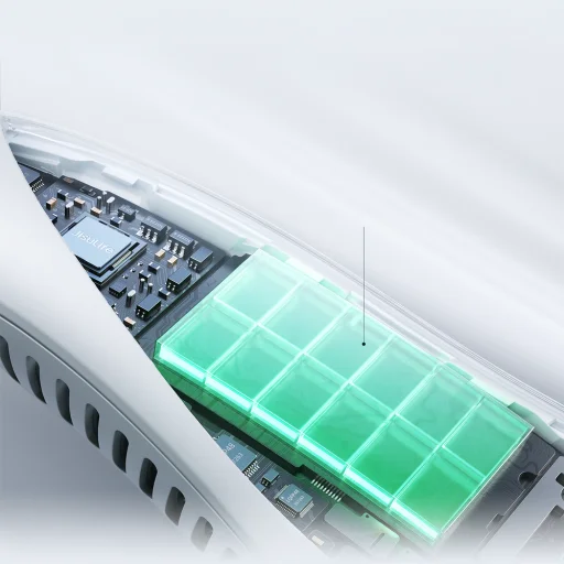 Jisulife Neck Fan 3 4000mAh Prenosný ventilátor na krk - Sivý - 4