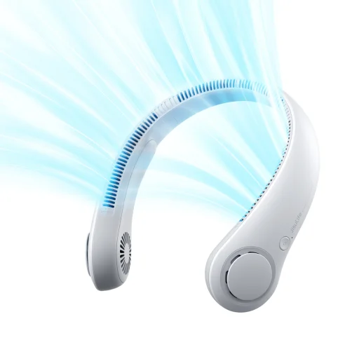 Jisulife Neck Fan 3 4000mAh Prenosný ventilátor na krk - Sivý - 1