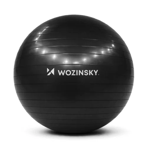 Wozinsky WGB65BB Gymnastická lopta 65 cm - čierna - 1
