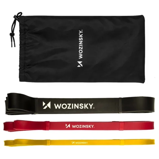 Wozinsky WGO-3 latexové odporové gumy na cvičenie - 3 ks - 2