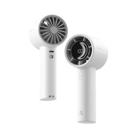 Jisulife Ručný ventilátor 10S 5000mAh Prenosný USB ventilátor - Sivý - 2