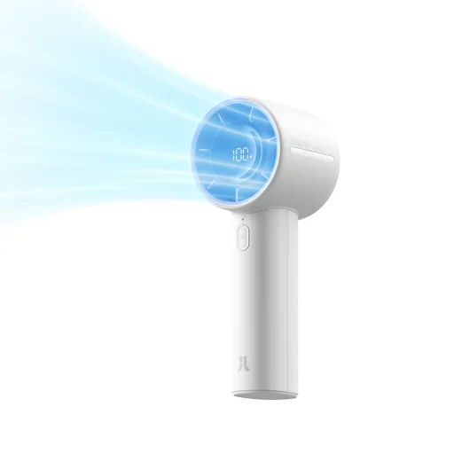 Jisulife Ručný ventilátor 10S 5000mAh Prenosný USB ventilátor - Sivý - 22