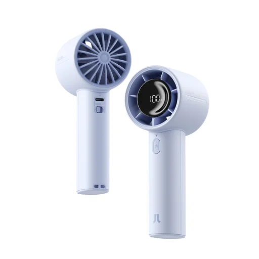 Jisulife Ručný ventilátor 10S 5000mAh Prenosný USB ventilátor - Modrý - 2