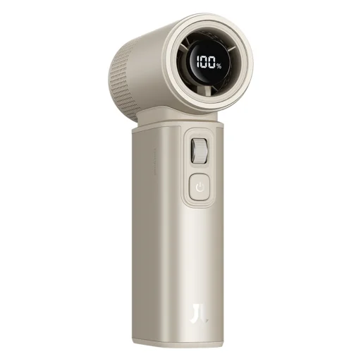 Jisulife Ručný ventilátor Ultra2 9000mAh 5 v 1 Mini prenosný USB ventilátor - Hnedá - 7