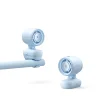 Jisulife Stroller Ventilátor 4 5000mAh Mini ventilátor do kočíka s kovovým klipom - Modrý thumbnail