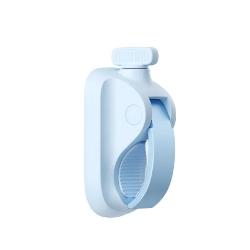 Jisulife Stroller Ventilátor 4 5000mAh Mini ventilátor do kočíka s kovovým klipom - Modrý - 3