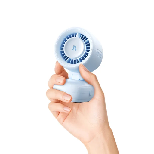 Jisulife Ventilátor na kočík 4 5000mAh Mini ventilátor s flexibilným statívom - Modrý - 20