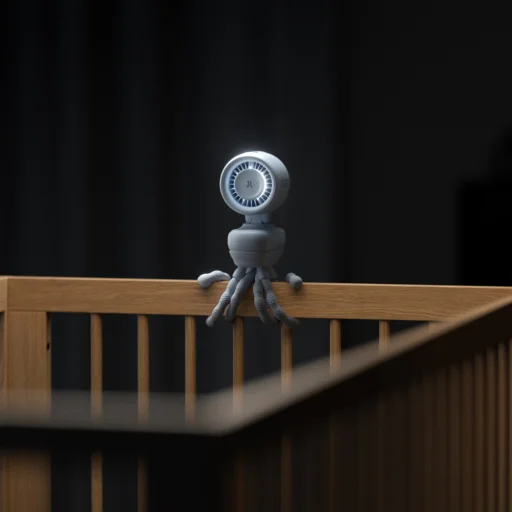 Jisulife Ventilátor na kočík 4 5000mAh Mini ventilátor s flexibilným statívom - Modrý - 8