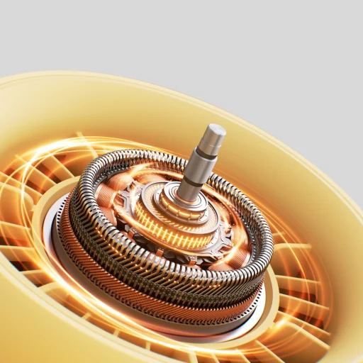 Jisulife ventilátor do kočíka 4 5000mAh mini ventilátor do kočíka s kovovým klipom - žltý - 7