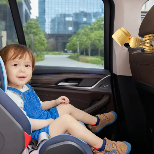 Jisulife ventilátor do kočíka 4 5000mAh Mini ventilátor do kočíka s flexibilným statívom - žltý - 17