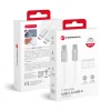 Forcell F-Energy QC4.0 PD 5A 100W Cafule Color USB-C – USB-C kábel, 1,2 m, biely, ACYH23 thumbnail