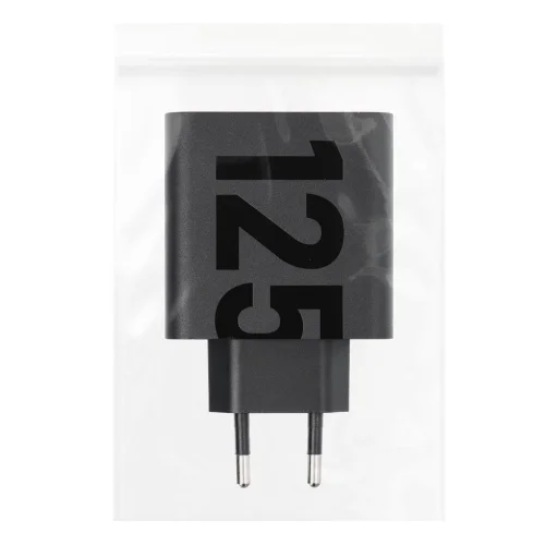 Motorola eredeti Type-C 125W MC-1259 fekete hálózati USB-C töltő adapter - 7